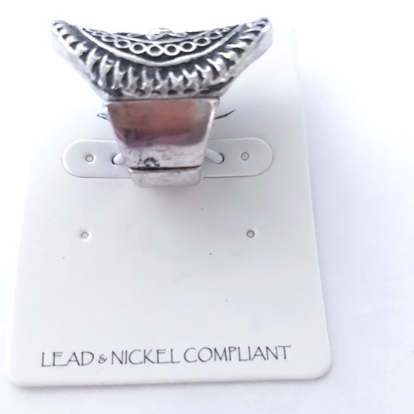 🛍🆕Story by Davinci Burnished Silver Ring - Picture 4 of 5